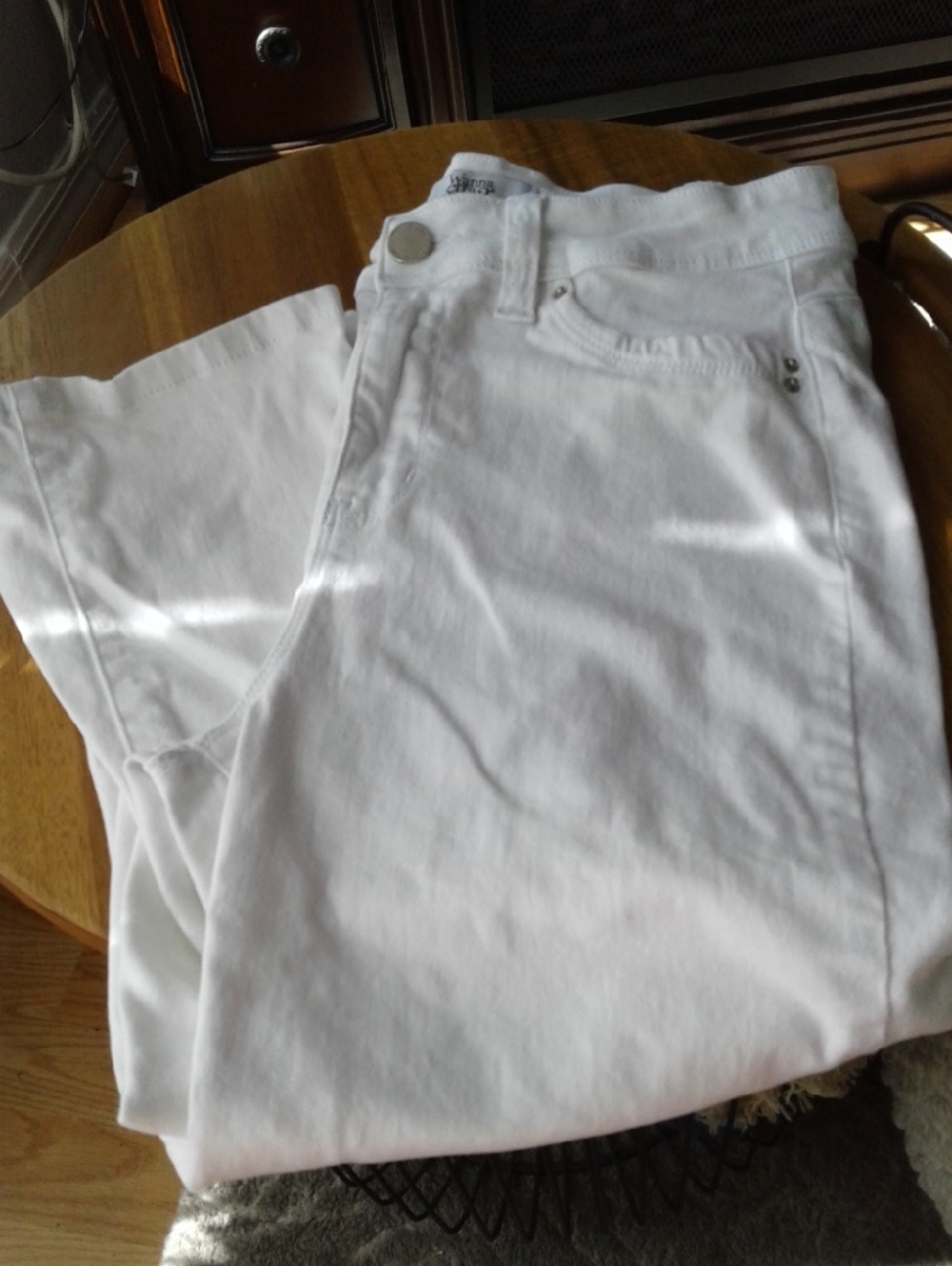 Women’s Straight Leg White Jeans